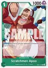 Card art for Scratchmen Apoo (EB01-015_p3)