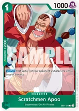 Card art for Scratchmen Apoo (EB01-015_r1)