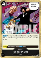 Card art for Finger Pistol (EB01-051_r1)