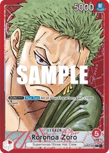 Card art for Roronoa Zoro (OP01-001_p1)