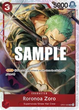 Card art for Roronoa Zoro (OP01-025_p2)