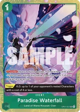 Card art for Paradise Waterfall (OP01-057_p1)