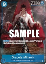 Card art for Dracule Mihawk (OP01-070_p1)
