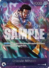 Card art for Dracule Mihawk (OP01-070_p2)