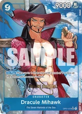 Card art for Dracule Mihawk (OP01-070_p4)