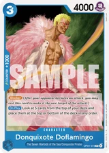 Card art for Donquixote Doflamingo (OP01-073_r1)