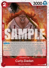 Card art for Curly.Dadan (OP02-005_p1)