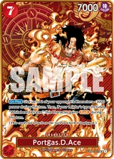 Card art for Portgas.D.Ace (OP02-013_p5)