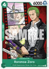 Card art for Roronoa Zoro (OP02-043_p1)
