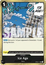 Card art for Ice Age (OP02-117_p5)
