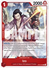Card art for Izo (OP03-003_r1)