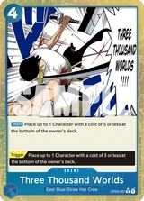 Card art for Three Thousand Worlds (OP03-057_p3)