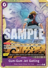 Card art for Gum-Gum Jet Gatling (OP03-072_p1)