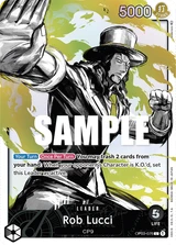 Card art for Rob Lucci (OP03-076_p1)