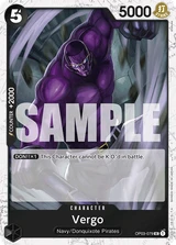 Card art for Vergo (OP03-079_p3)