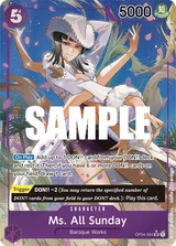 Card art for Ms. All Sunday (OP04-064_p1)