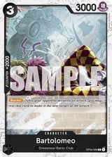 Card art for Bartolomeo (OP04-089_p2)