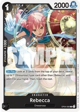 Card art for Rebecca (OP04-092_p1)