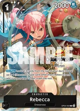 Card art for Rebecca (OP04-092_p3)