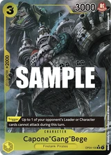 Card art for Capone&quot;Gang&quot;Bege (OP04-100_p1)