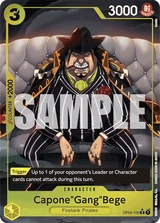 Card art for Capone&quot;Gang&quot;Bege (OP04-100_p5)