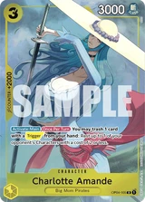 Card art for Charlotte Amande (OP04-105_p1)