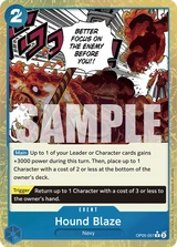 Card art for Hound Blaze (OP05-057_p3)