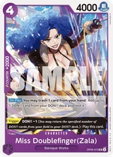Card art for Miss Doublefinger(Zala) (OP05-073_p1)