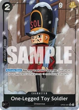 Card art for One-Legged Toy Soldier (OP05-081_p3)