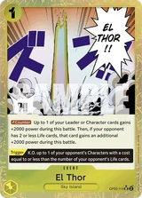 Card art for El Thor (OP05-114_p3)