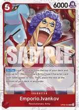 Card art for Emporio.Ivankov (OP06-003_p2)