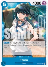 Card art for Tsuru (OP06-051_p1)