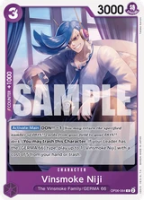Card art for Vinsmoke Niji (OP06-064_p1)
