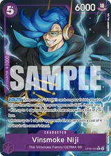 Card art for Vinsmoke Niji (OP06-065_p4)