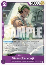 Card art for Vinsmoke Yonji (OP06-066_p1)