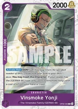 Card art for Vinsmoke Yonji (OP06-066_p2)