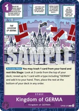 Card art for Kingdom of GERMA (OP06-079_p1)