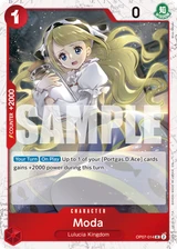 Card art for Moda (OP07-014_p1)