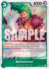 Card art for Bartolomeo (OP07-031_p1)