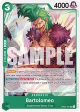 Card art for Bartolomeo (OP07-031_r1)