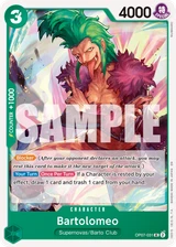 Card art for Bartolomeo (OP07-031_r2)