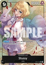 Card art for Stussy (OP07-085_p1)