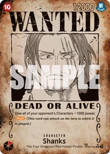 Card art for Shanks (OP09-004_p3)