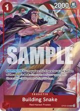 Card art for Building Snake (OP09-008_p1)