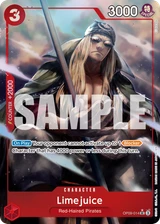 Card art for Limejuice (OP09-014_p2)