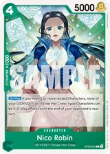 Card art for Nico Robin (OP09-033_r1)