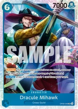 Card art for Dracule Mihawk (OP09-048_r1)