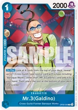 Card art for Mr.3(Galdino) (OP09-056_r2)