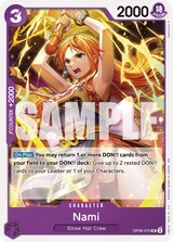 Card art for Nami (OP09-070_r1)