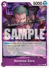 Card art for Roronoa Zoro (OP09-076_r2)